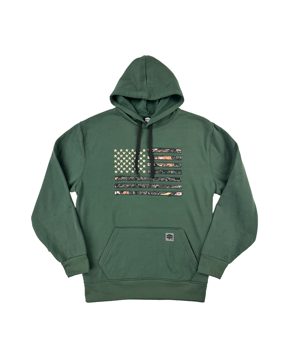 American Flag Hooded Sweatshirt