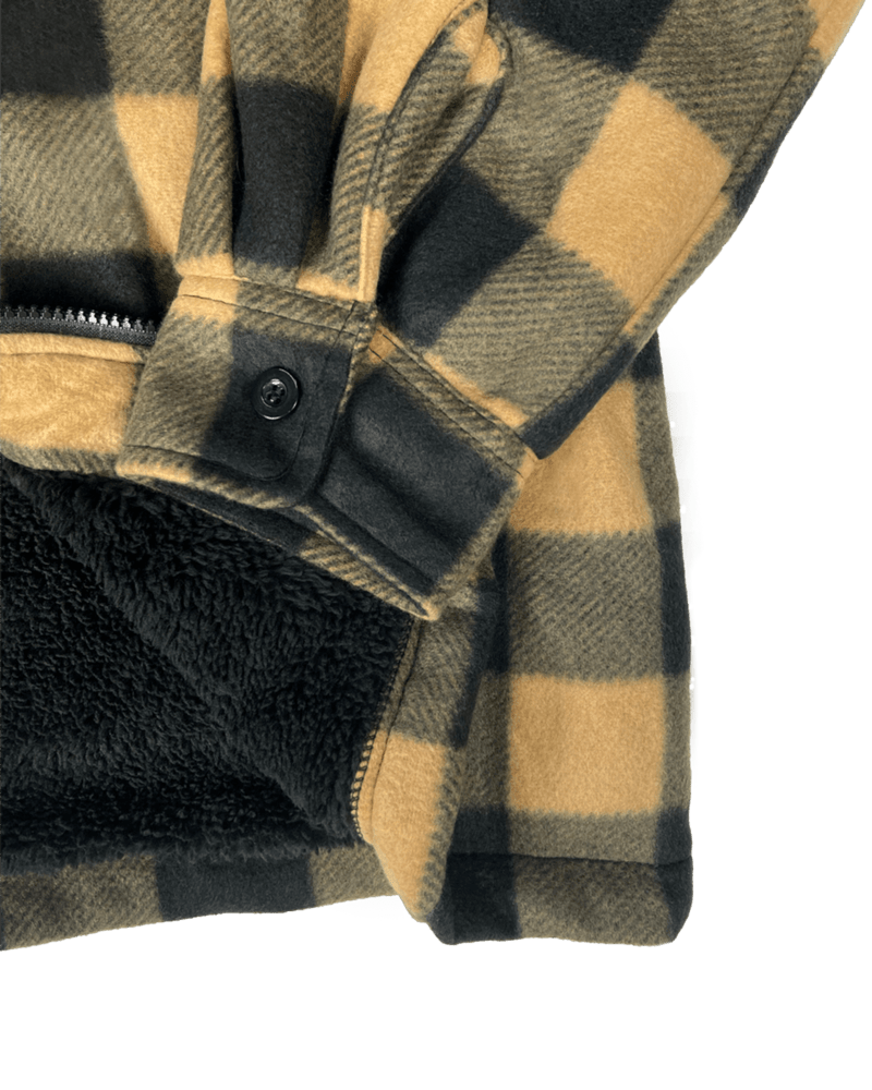 Sherpa Lined Hooded Fleece