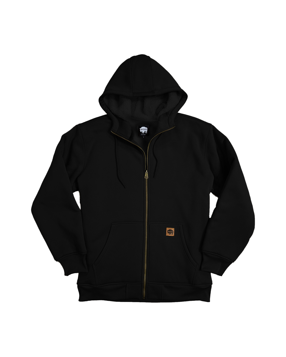 Men's Sherpa Lined Hooded Sweatshirt