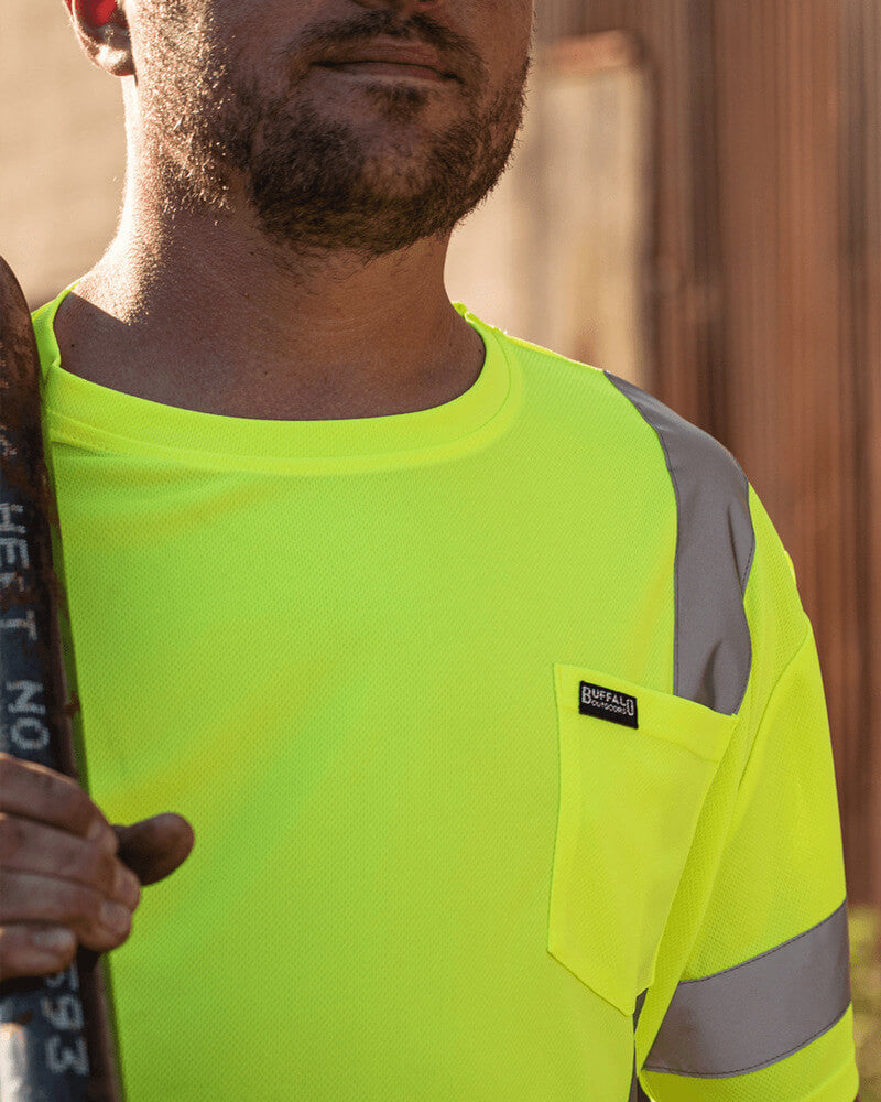 Reflective Safety Pocket T-Shirt