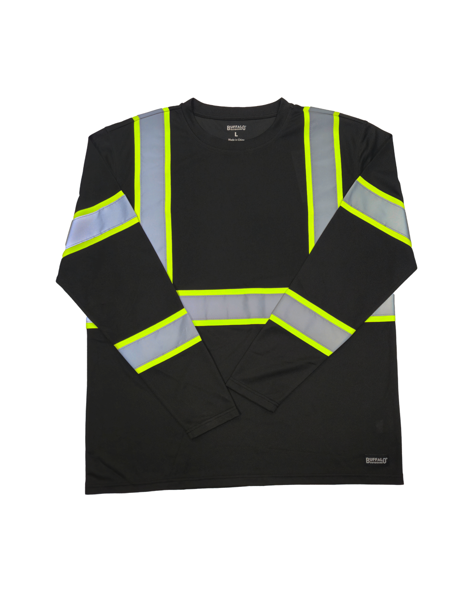 Reflective Long Sleeve Safety T-Shirt