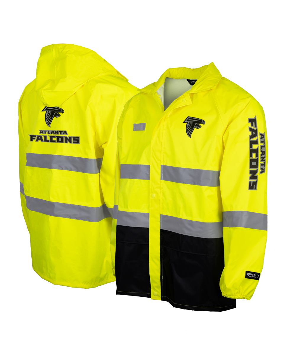 NFL Hi-Vis Safety Reflective Hooded Rainshell
