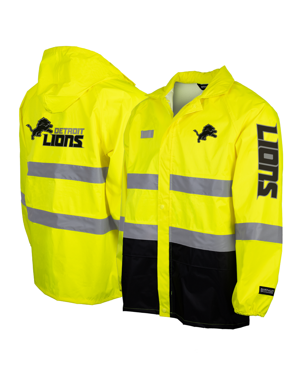 NFL Hi-Vis Safety Reflective Hooded Rainshell