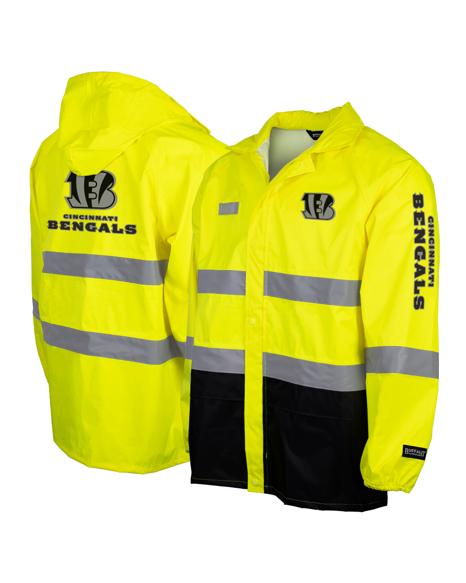 NFL Hi-Vis Safety Reflective Hooded Rainshell