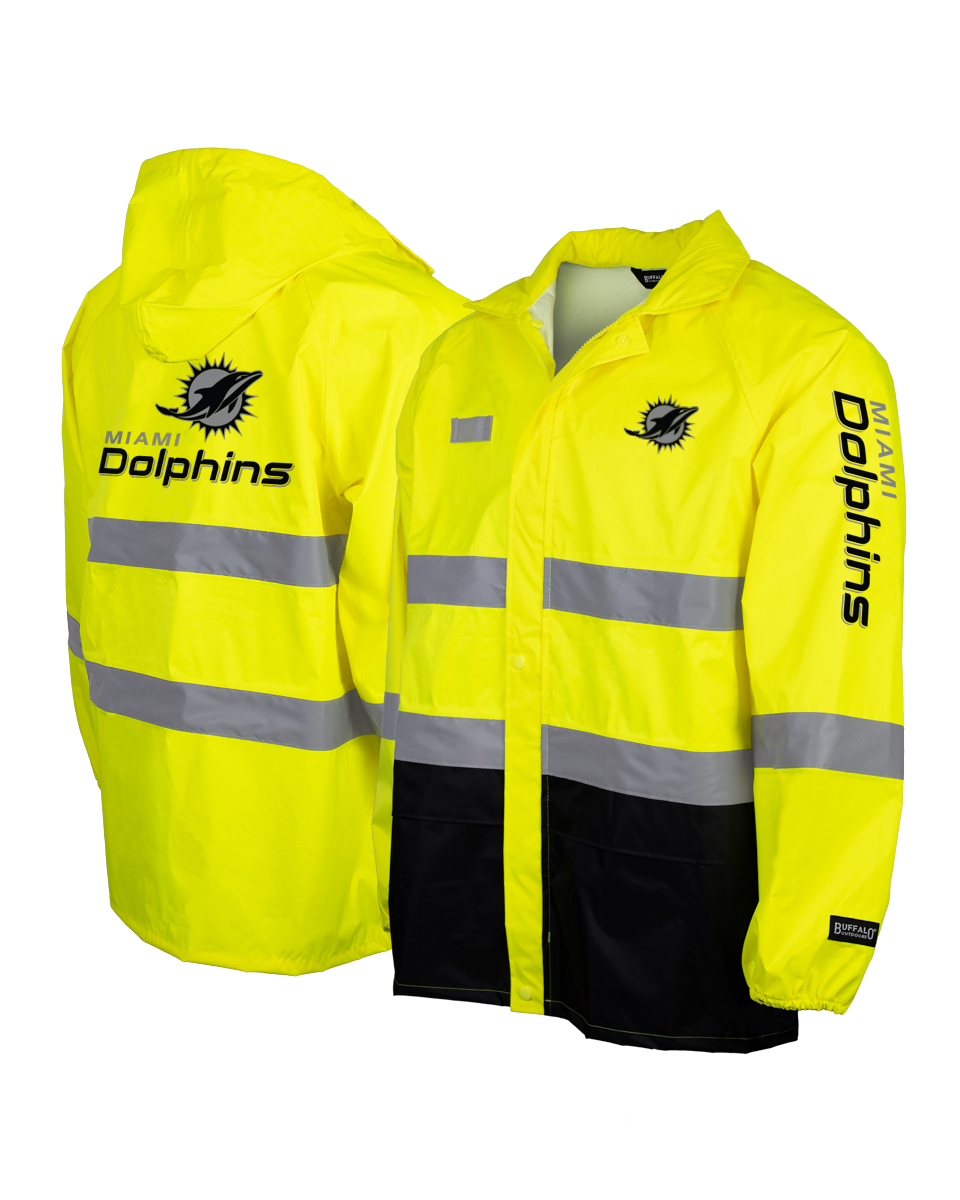 NFL Hi-Vis Safety Reflective Hooded Rainshell