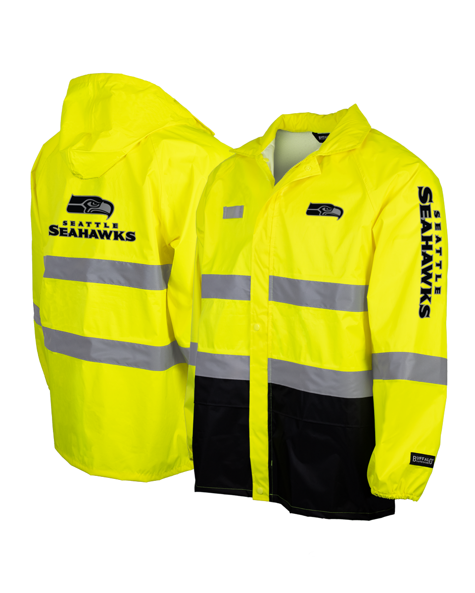 NFL Hi-Vis Safety Reflective Hooded Rainshell