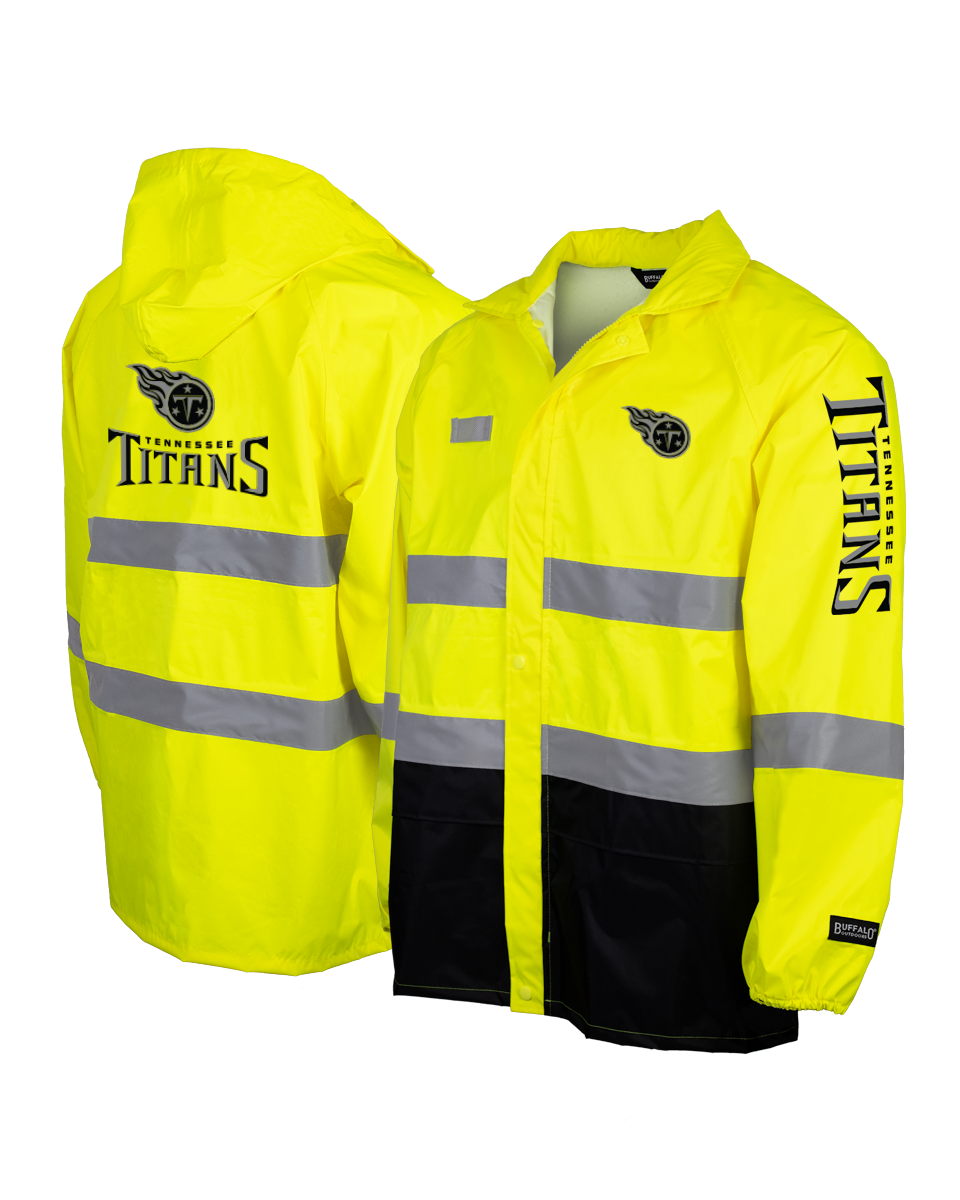 NFL Hi-Vis Safety Reflective Hooded Rainshell