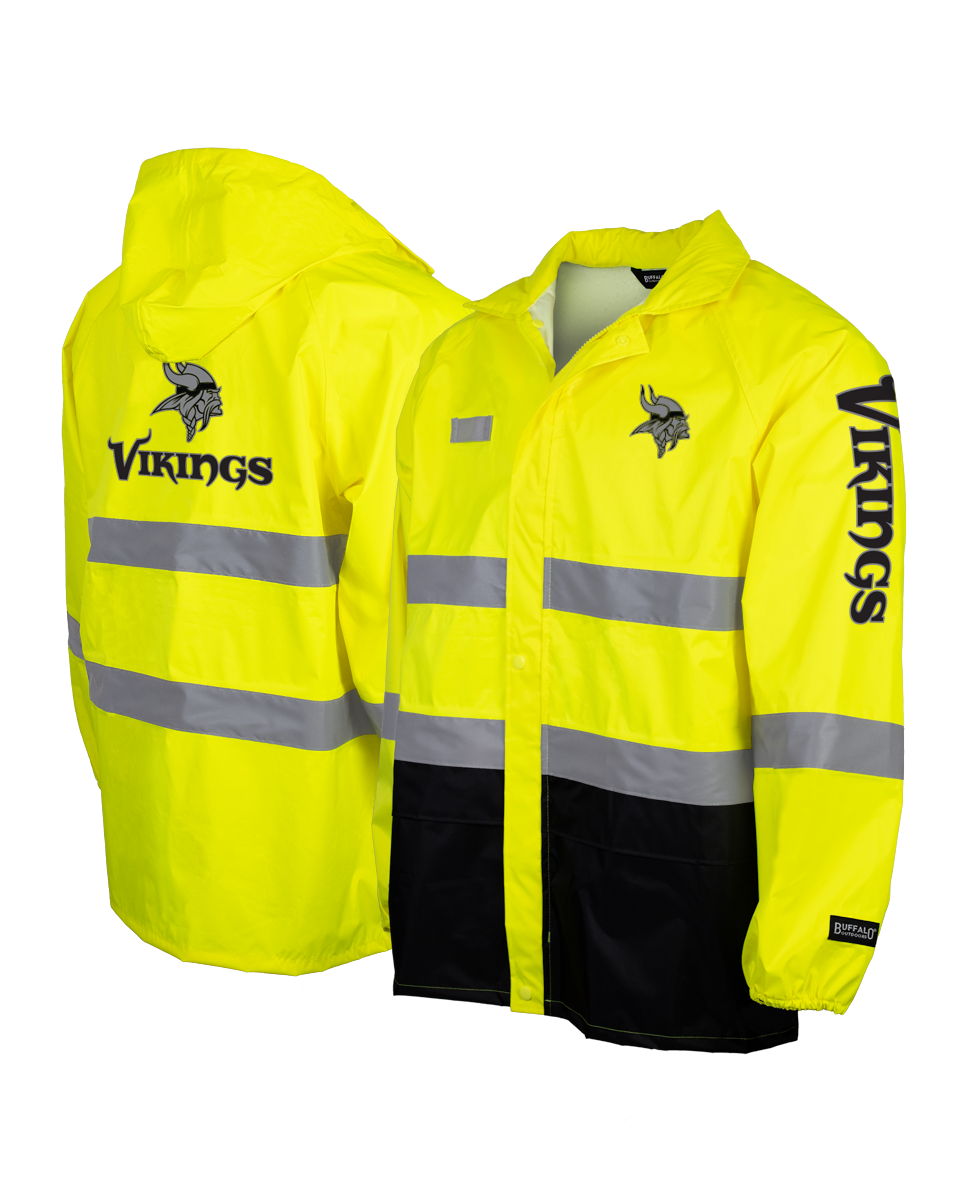 NFL Hi-Vis Safety Reflective Hooded Rainshell