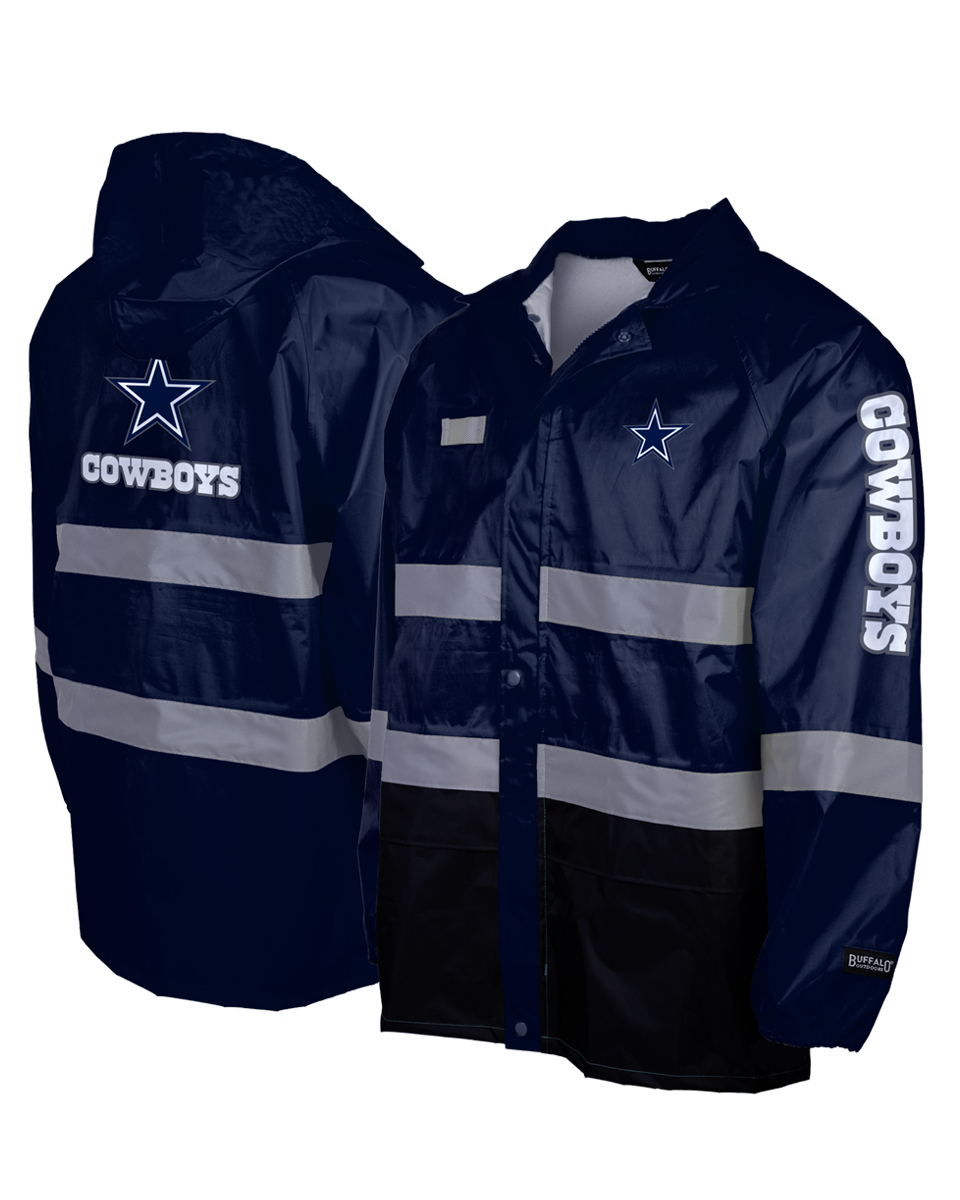 NFL Hi-Vis Safety Reflective Hooded Rainshell