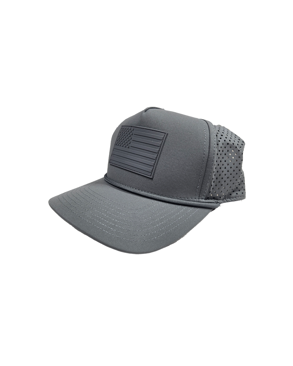 Monochrome Flag Patch Hat