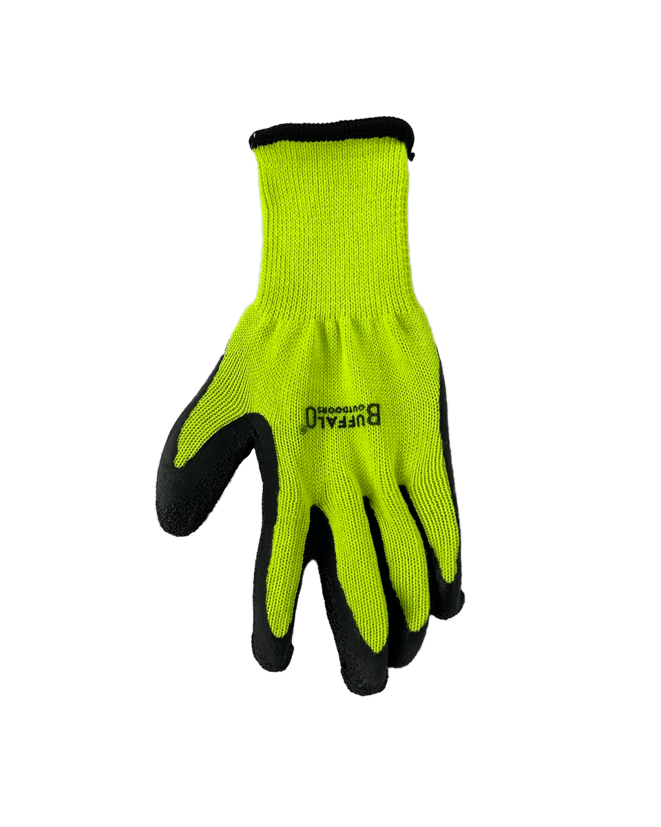 Hi-Vis Latex Coated Knit Gloves