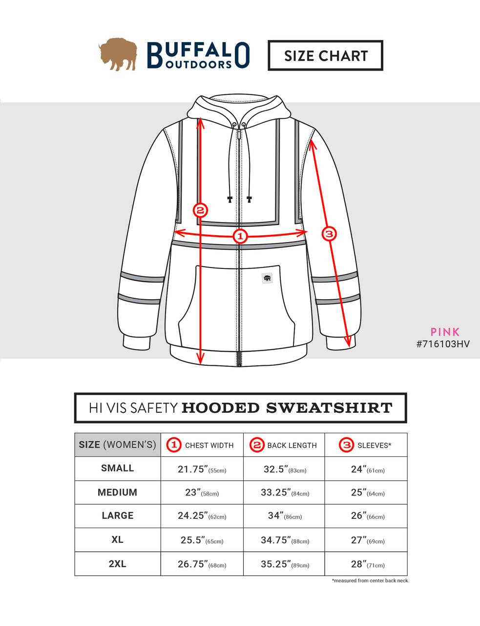 Women's Safety Hooded Sweatshirt