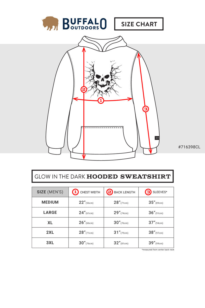 Glow in the Dark Graphic Hooded Sweatshirt