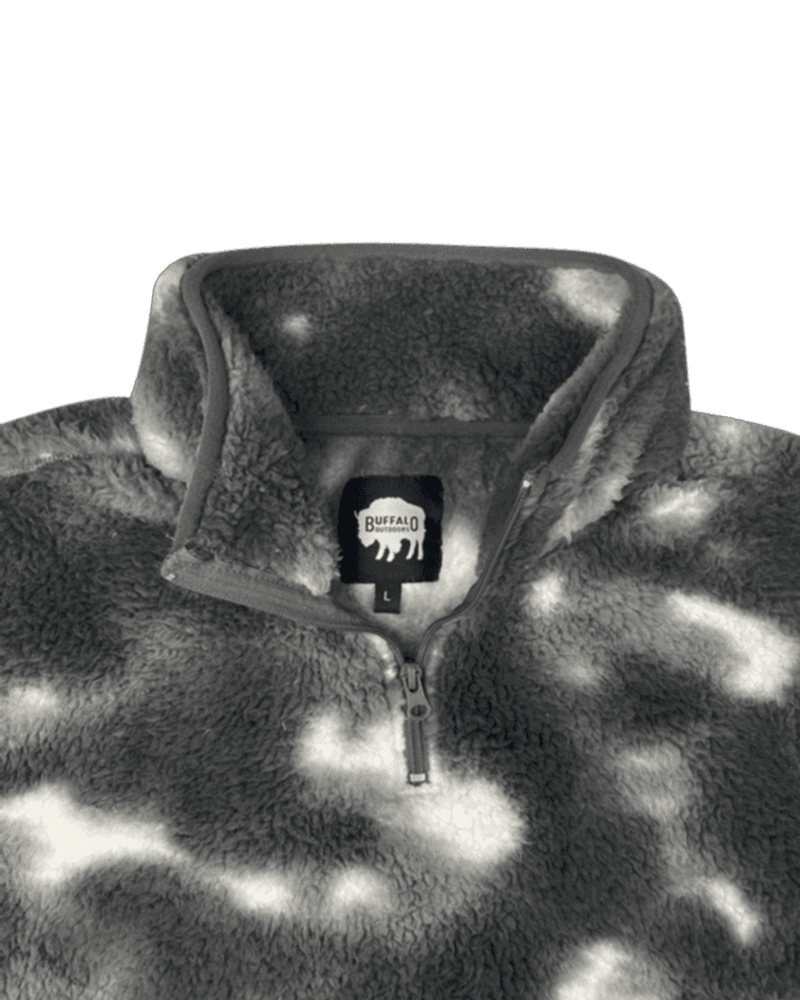 Women's Quarter-Zip Tie-Dye Sherpa