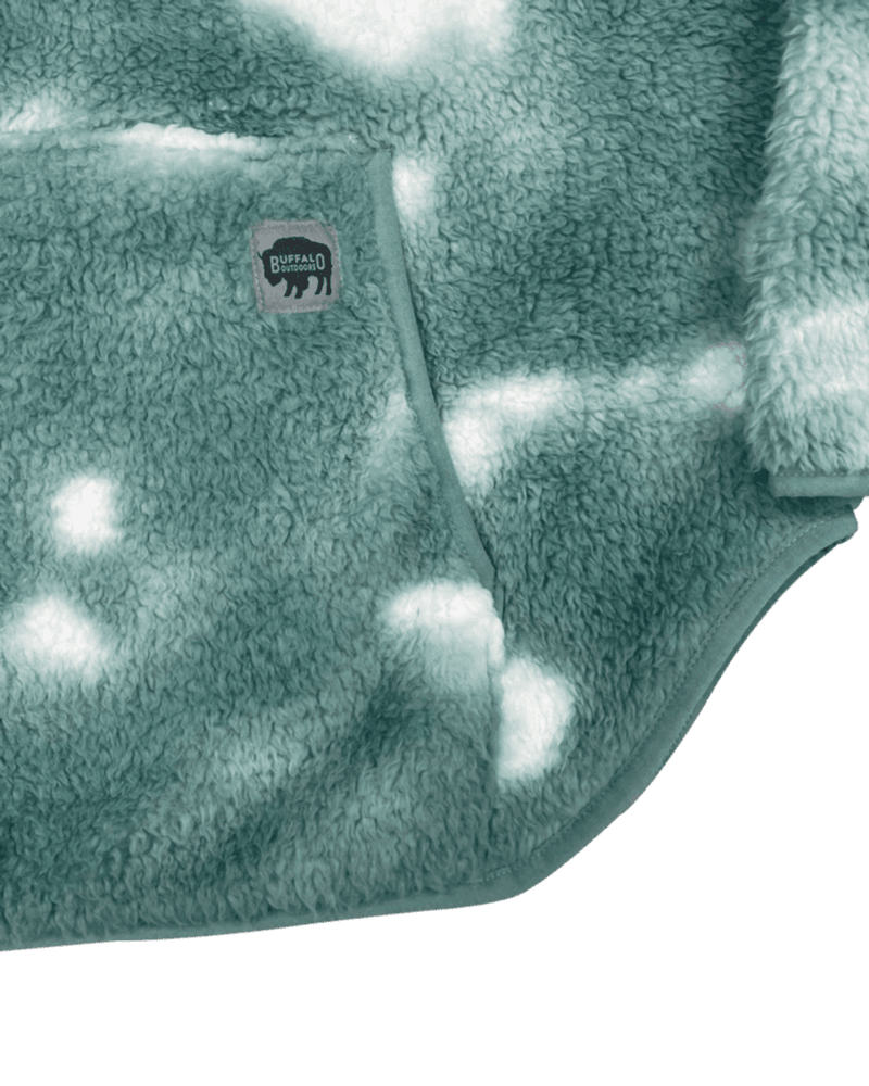 Women's Quarter-Zip Tie-Dye Sherpa