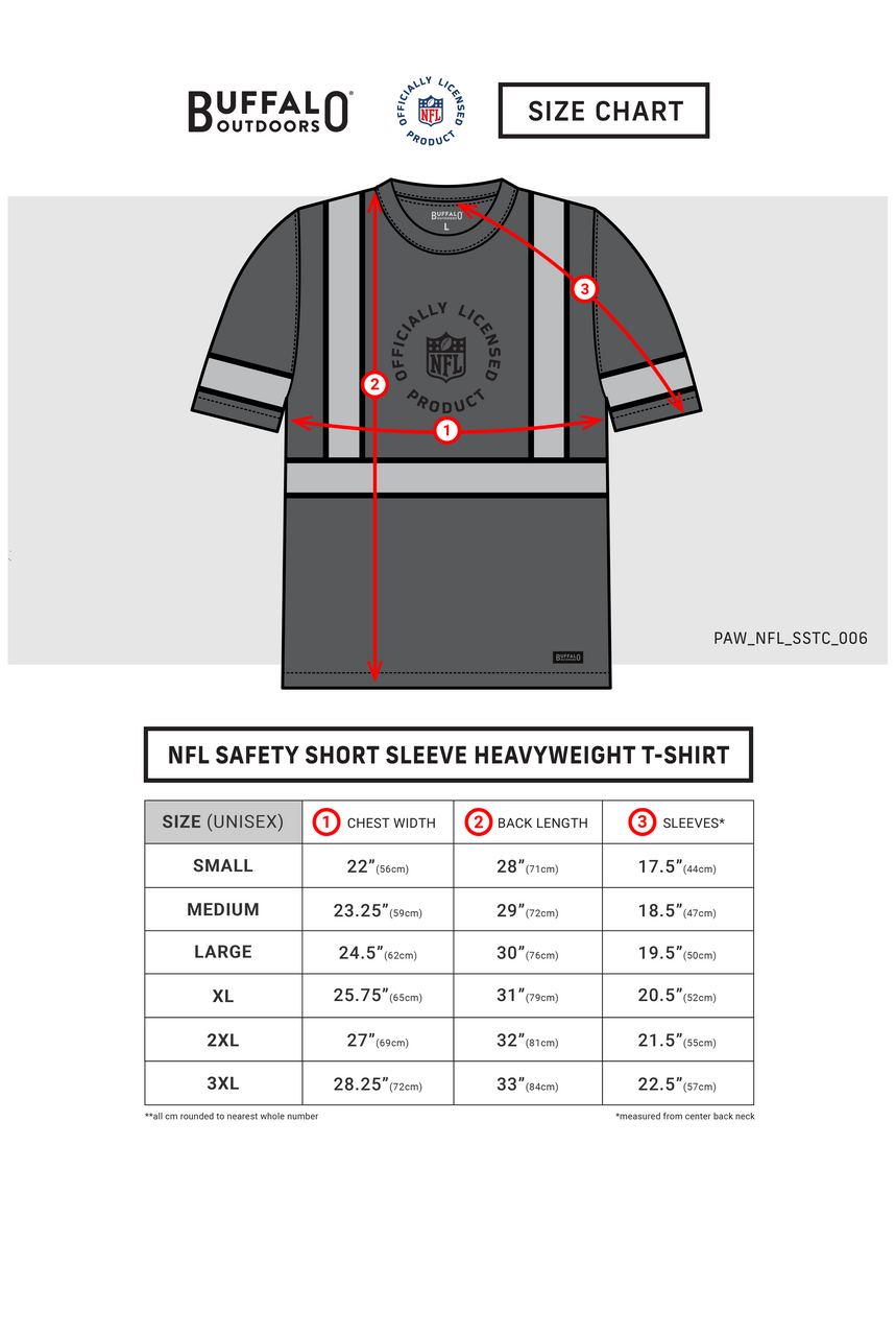 NFL Safety Short Sleeve Heavyweight T-Shirt