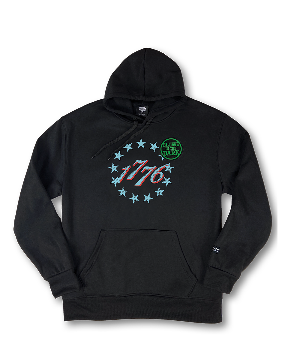 Glow in the Dark Graphic Hooded Sweatshirt