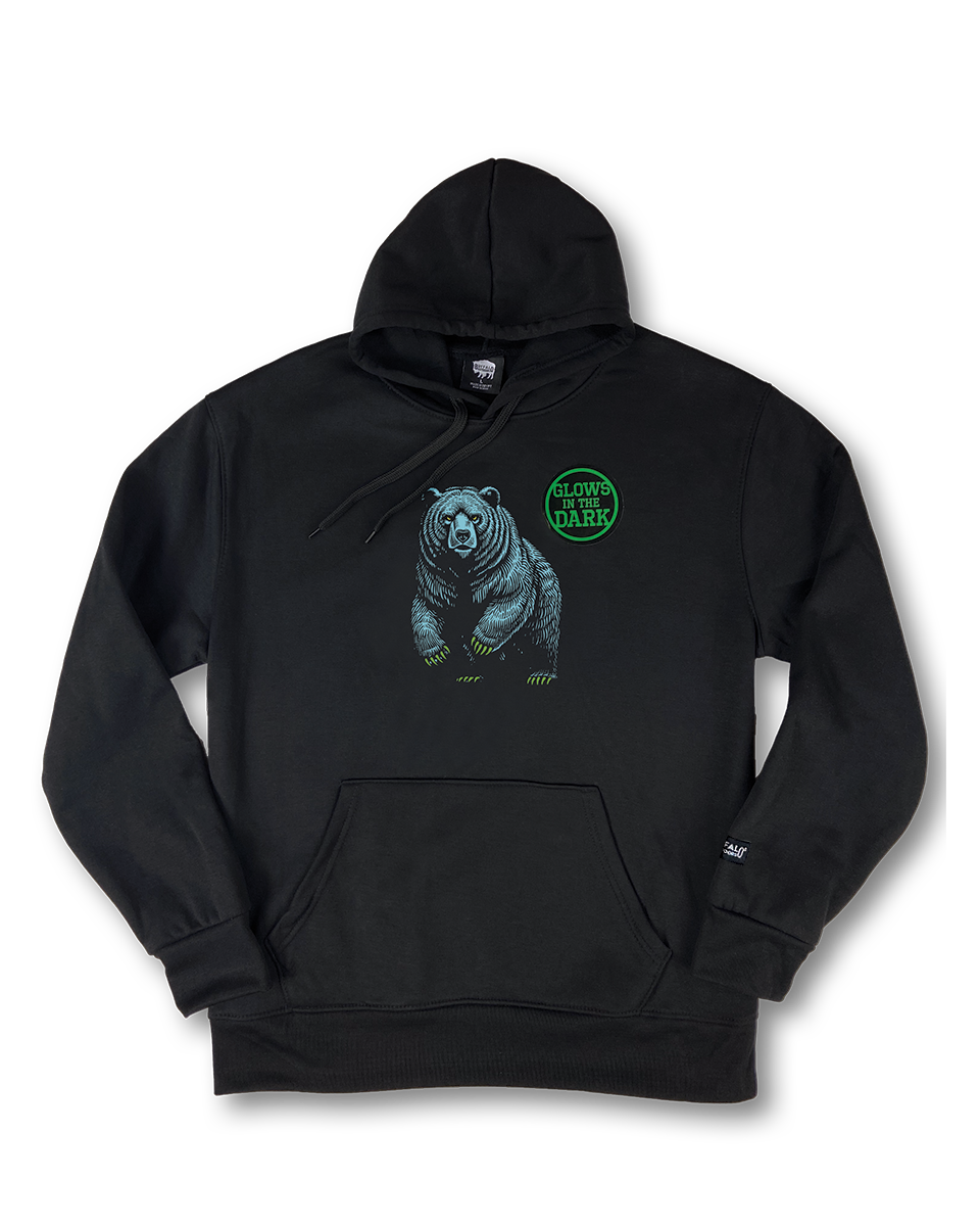 Glow in the Dark Graphic Hooded Sweatshirt