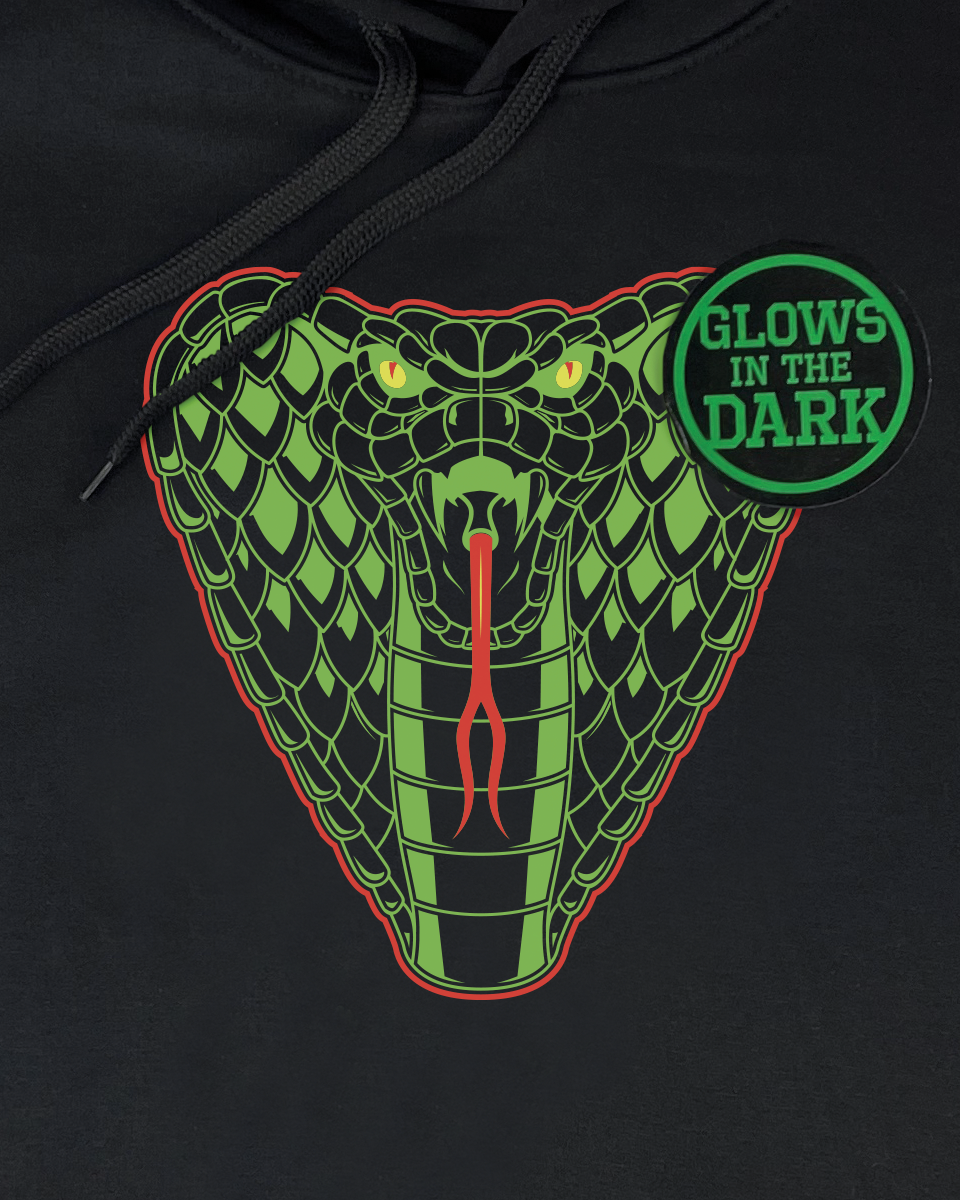 Glow in the Dark Graphic Hooded Sweatshirt