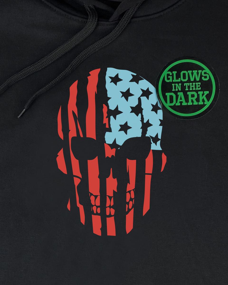 Glow in the Dark Graphic Hooded Sweatshirt