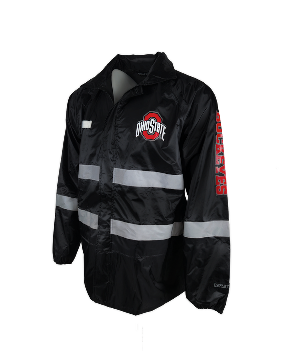 OSU Reflective Safety Hooded Rainshell
