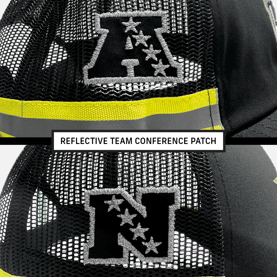 NFL Black Reflective Snapback