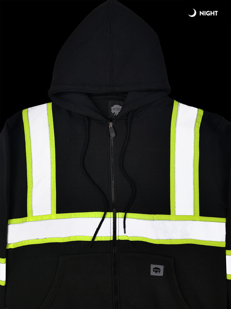 Safety Reflective Hooded Sweatshirt