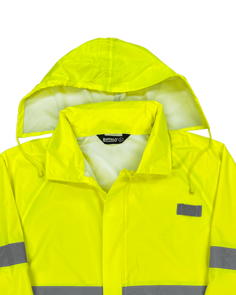 Safety Hooded Rain Shell