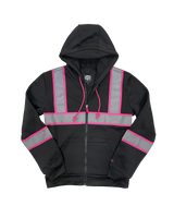 Women's Reflective Safety Hooded Sweatshirt