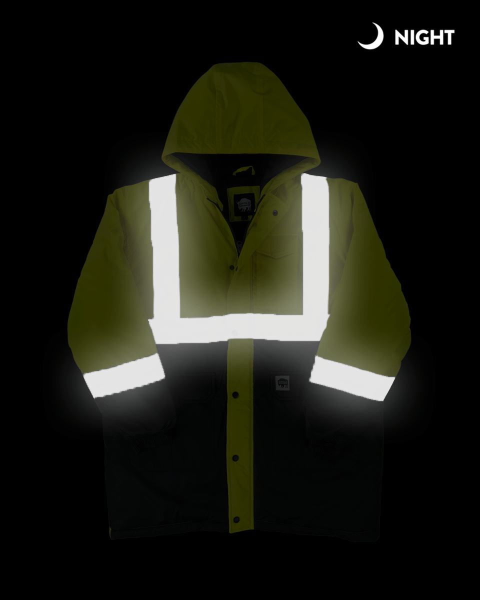 Hi-Vis Safety Winter Jacket