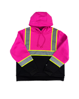 Women's Hi-Vis Safety Hooded Pullover Sweatshirt