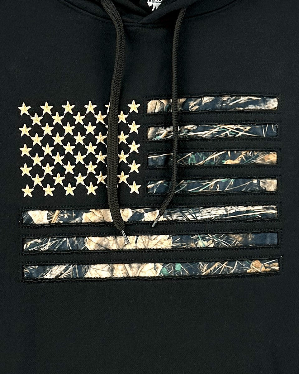 American Flag Hooded Sweatshirt