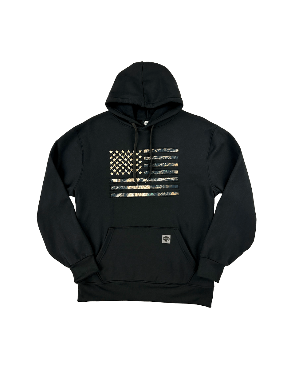 American Flag Hooded Sweatshirt