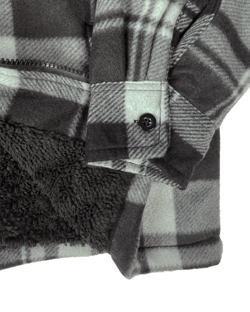 Sherpa Lined Hooded Fleece