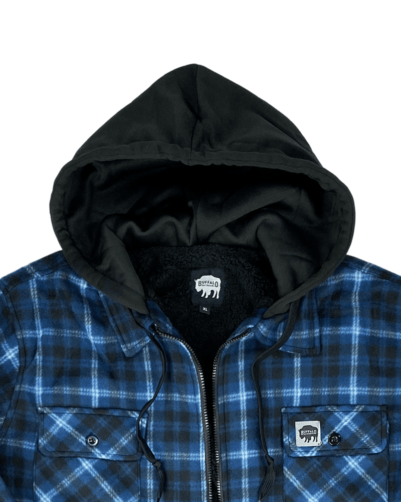 Sherpa Lined Hooded Fleece