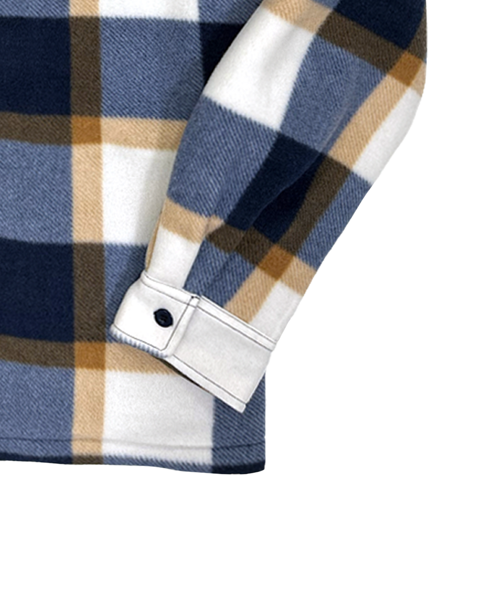 Sherpa Lined Hooded Fleece