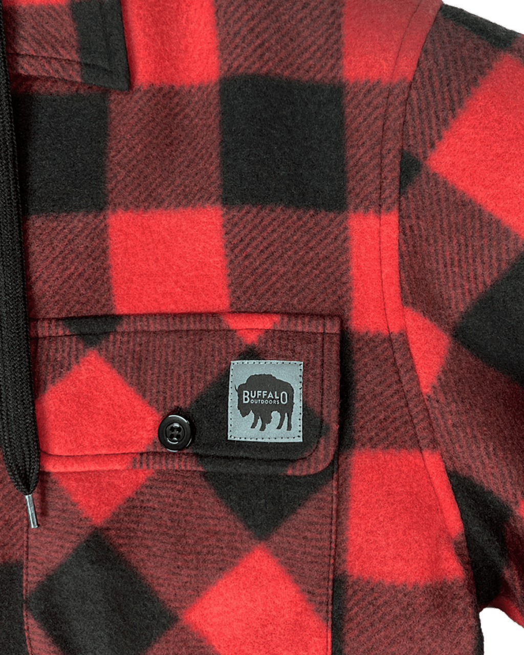 Sherpa Lined Hooded Fleece