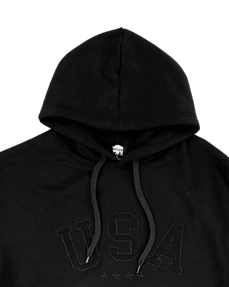 Men's USA Patch Hooded Sweatshirt