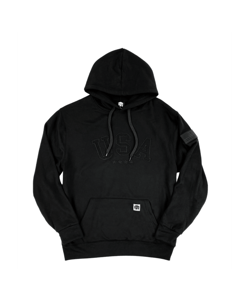 Men's USA Patch Hooded Sweatshirt