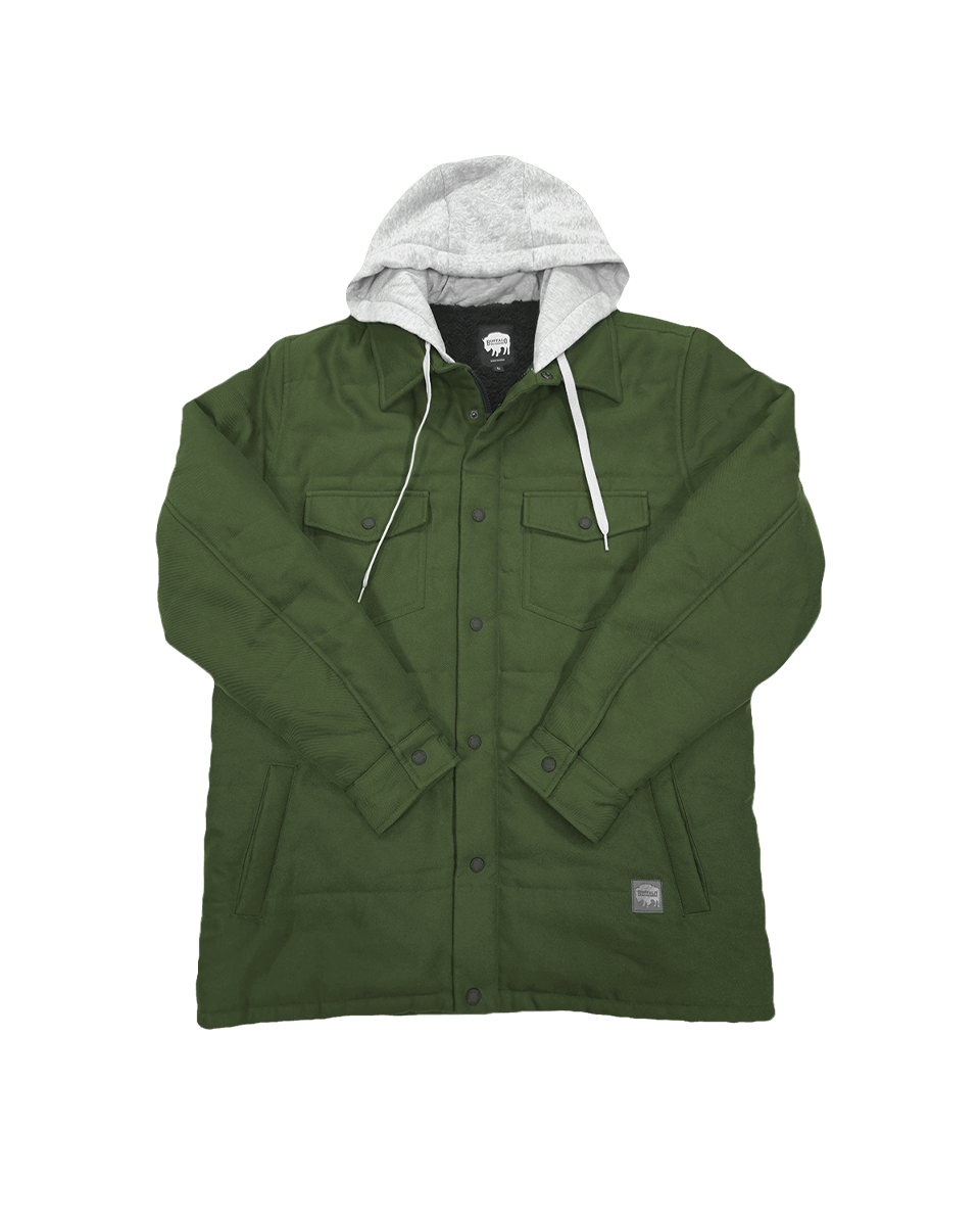 Men's Sherpa Lined Shirt Jacket