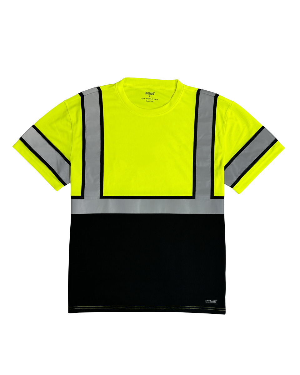 Hi-Vis Reflective Safety Pullover T-Shirt