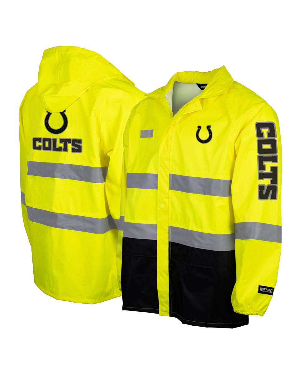 NFL Hi-Vis Safety Reflective Hooded Rainshell