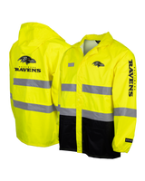 NFL Hi-Vis Safety Reflective Hooded Rainshell
