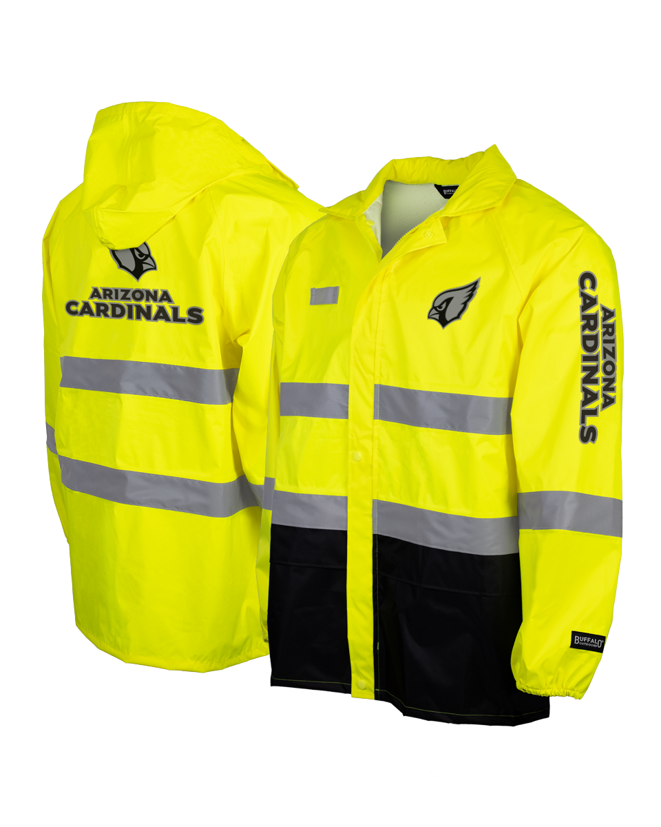 NFL Hi-Vis Safety Reflective Hooded Rainshell