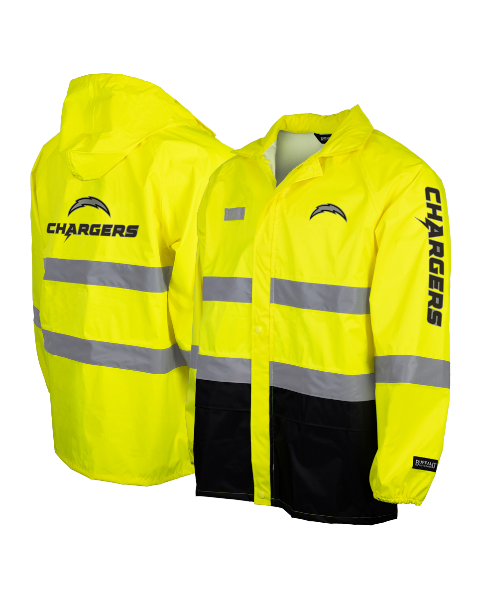 NFL Hi-Vis Safety Reflective Hooded Rainshell