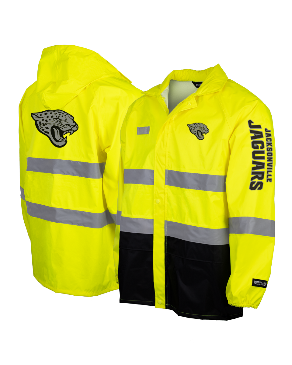 NFL Hi-Vis Safety Hooded Rainshell – Buffalo Outdoors Workwear
