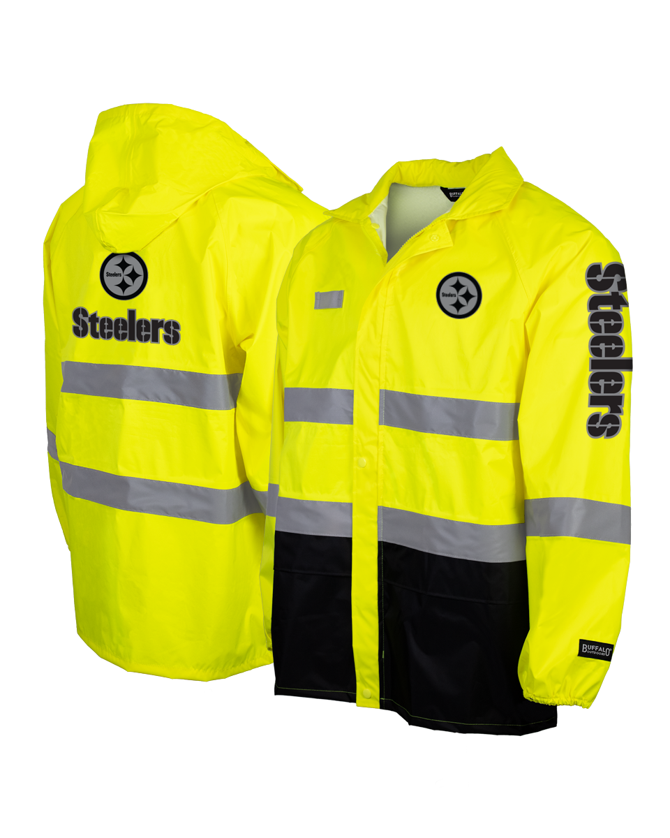NFL Hi-Vis Safety Reflective Hooded Rainshell
