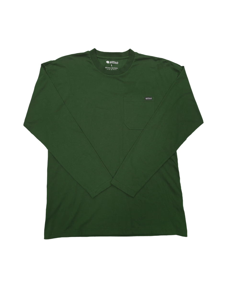Men's Heavyweight Long Sleeve Pocket T-Shirt