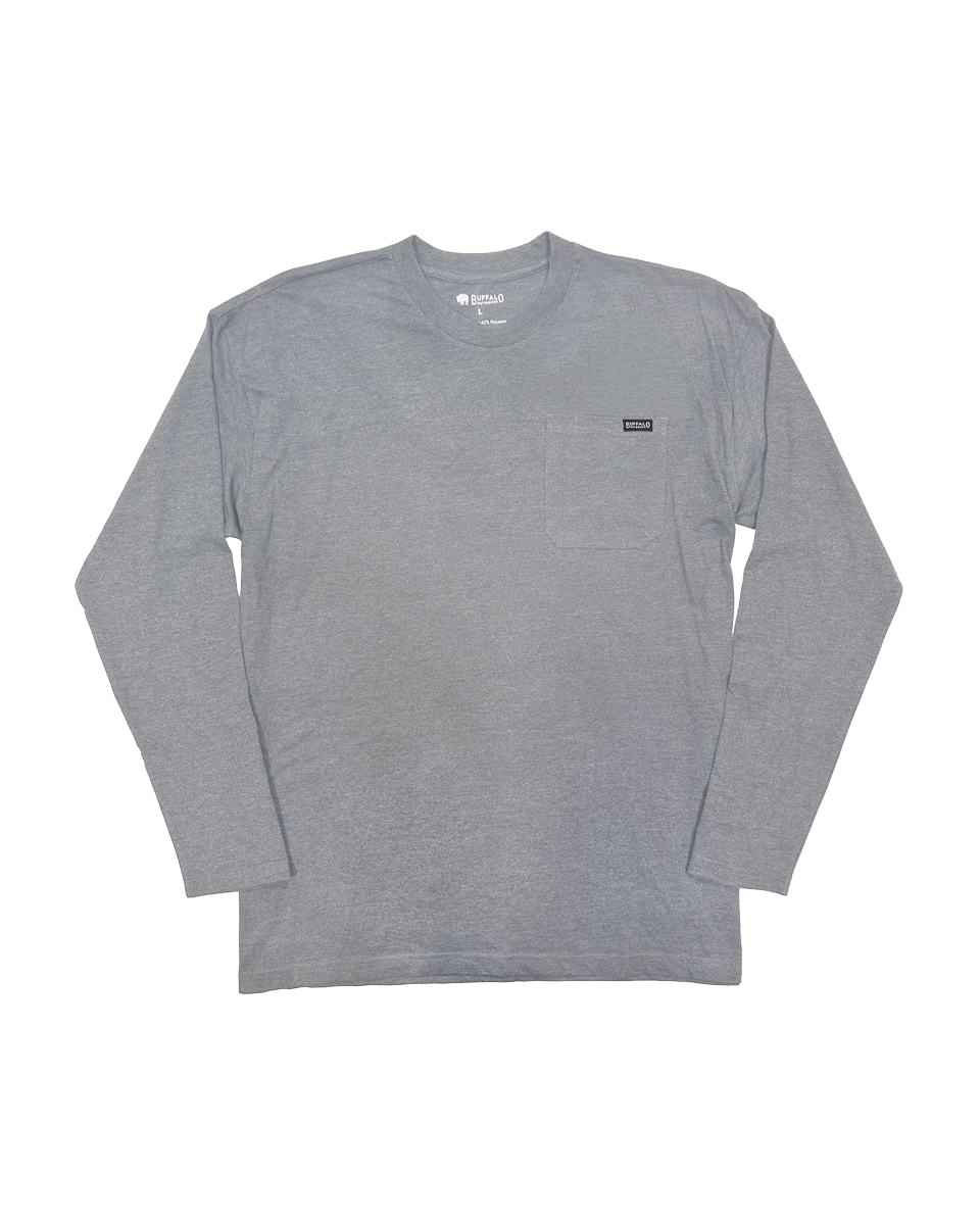 Men's Heavyweight Long Sleeve Pocket T-Shirt