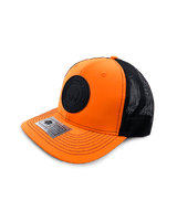 Hi-Vis Black Circle Patch Hat